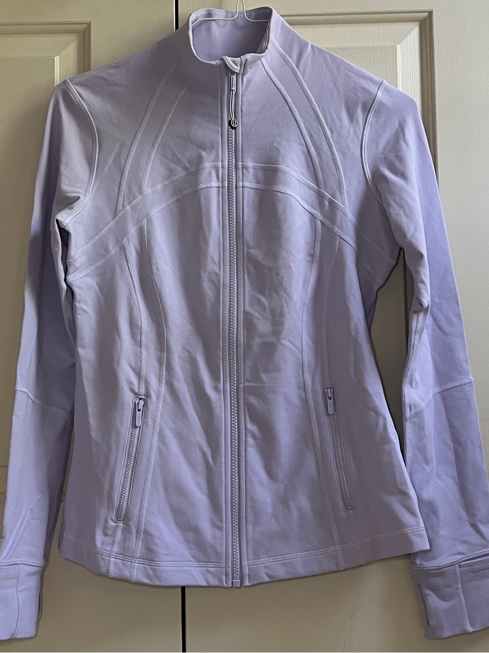 🍒LULULEMON sz 10 DEFINE Jacket LAVENDER DEW Dusk Lilac Purple *LUON